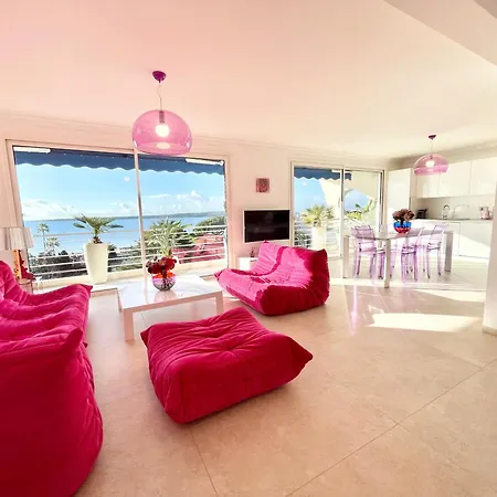 Royal Pink - Design - Vue De Reve - Parking Gratuit Apartment Cannes